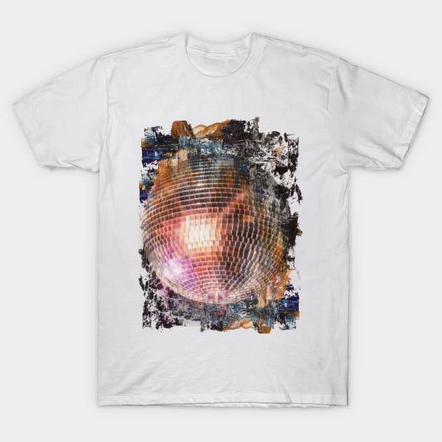 Disco ball art collage T-Shirt by aa.designs.pro@gmail.com